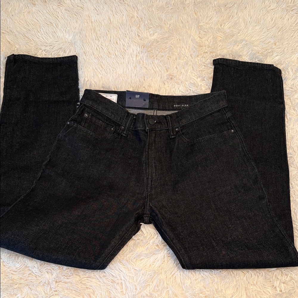GAP Men's Charcoal Straight Jeans NWT size 30/30